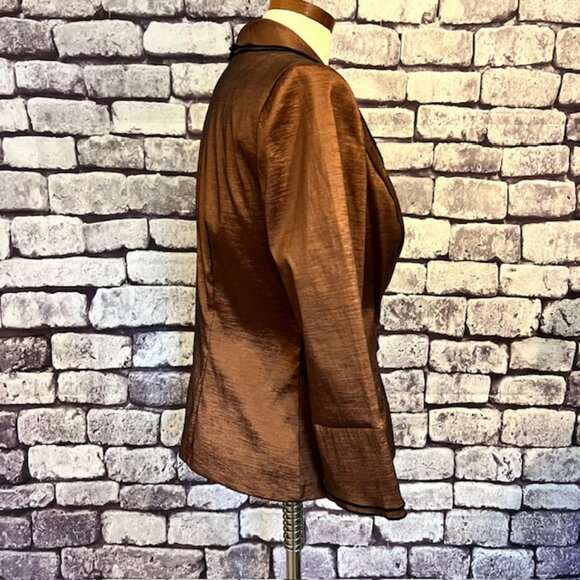 J.R. Nites Bronze & Black Jacket & Matching Tank Size 10 - Picture 7 of 11